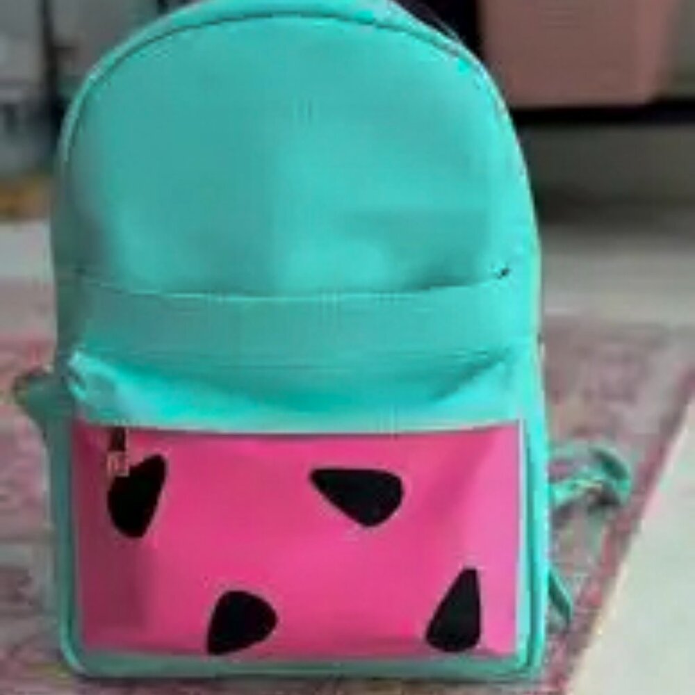 House of Flynn Cabo Camera Backpack – Watermelon Print | Retro Statement Bag